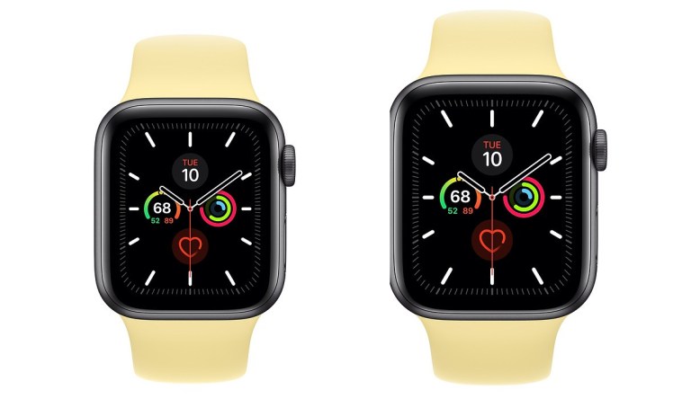 Choisissez une taille pour votre Apple Watch, chacune étant livrée avec des bandes pour poignets S / M / L, mais la taille de l'écran fait toute la différence.