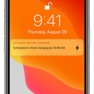 l’optimisation de la charge de la batterie sur l’iPhone