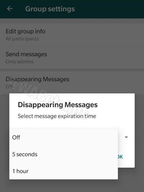 la nouvelle fonctionnalité d’autodestruction de whatsapp 