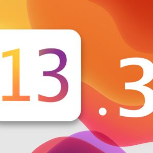 la mise à jour iOS 13.3