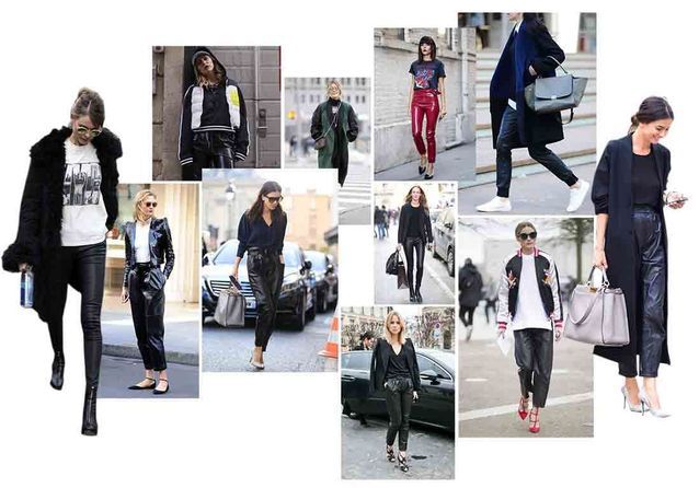 Tendance mode cuir