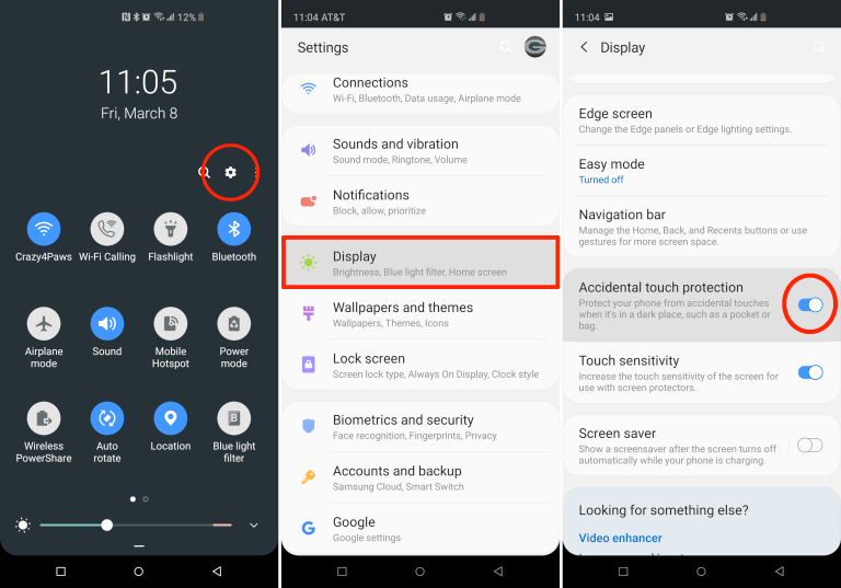 Comment réparer les problèmes tactiles accidentels de l'écran du Galaxy S10