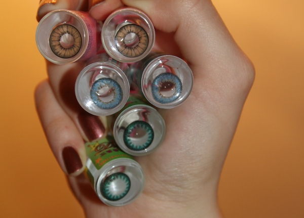 Conseils sur l'utilisation des lentilles de couleurs