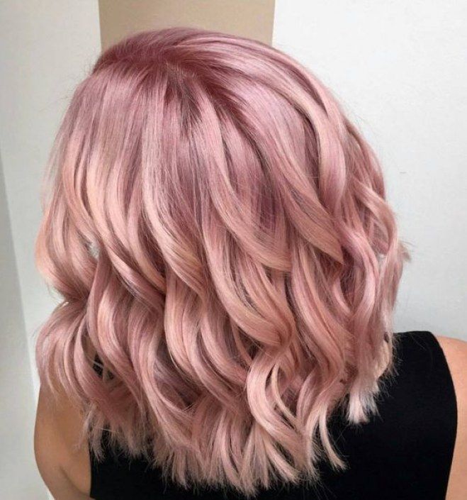 un shatush plus nuancé rose gold