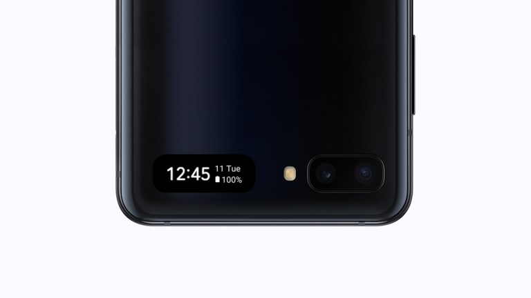 Que pouvez-vous faire lorsque le Z Flip est fermé?