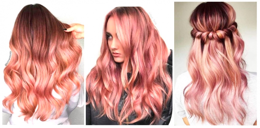 Cheveux rose gold : toutes les nuances au choix