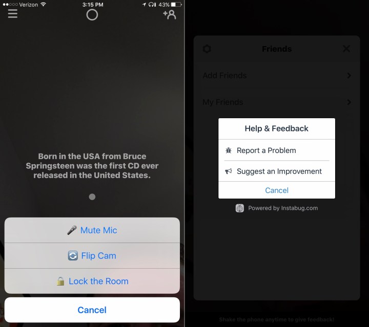Faites-en plus avec les conseils de Houseparty et envoyez des commentaires sur l'application.