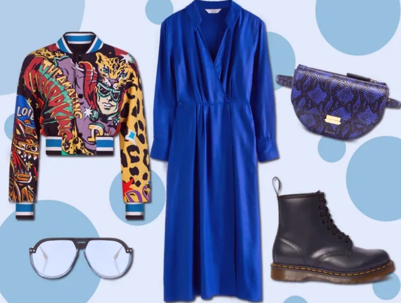 robe Classic Blue Look sportif