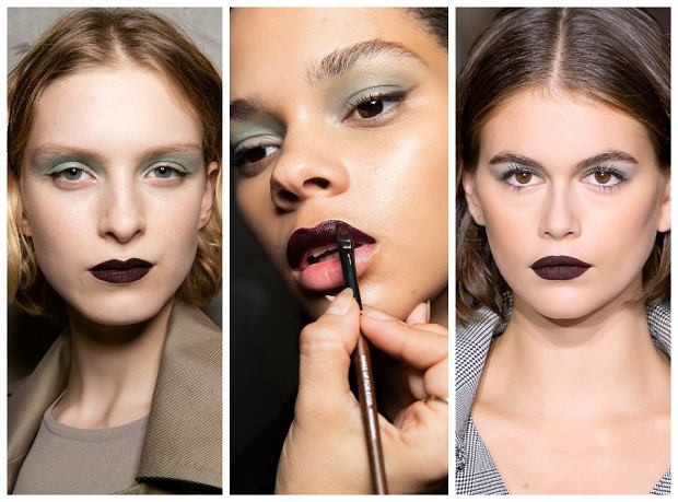 Lèvres sombres au printemps