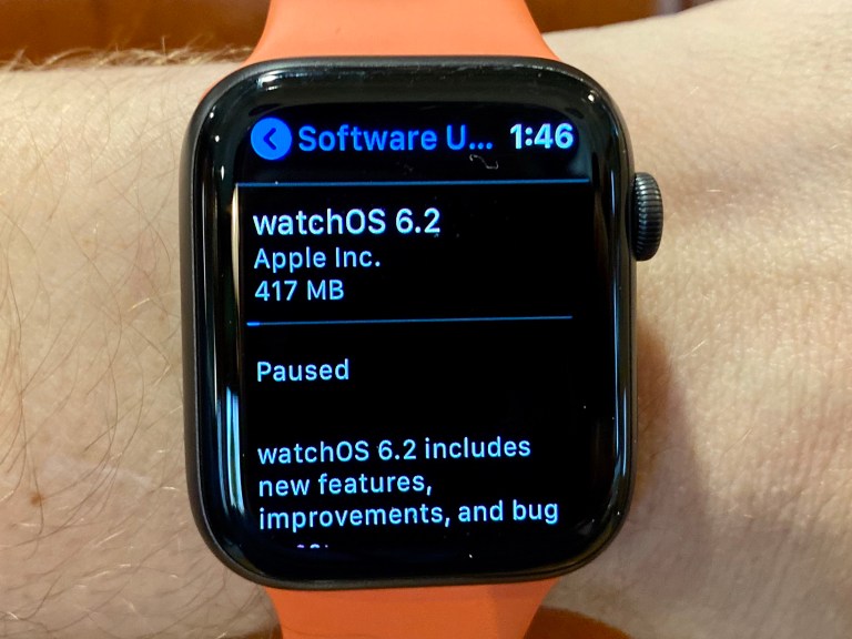 Quoi de neuf dans watchOS 6.2?