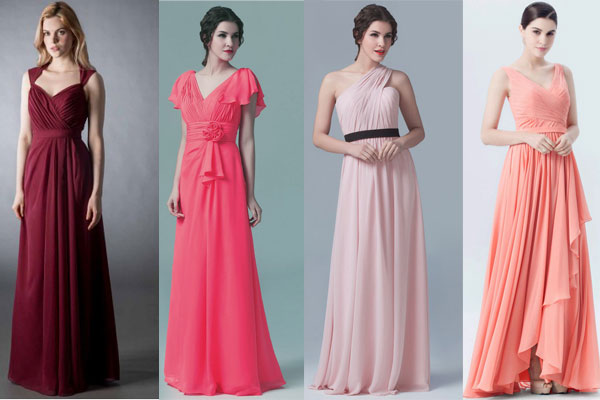Robes longues pour mariage | Robes d'invitée de mariage tendance 2020