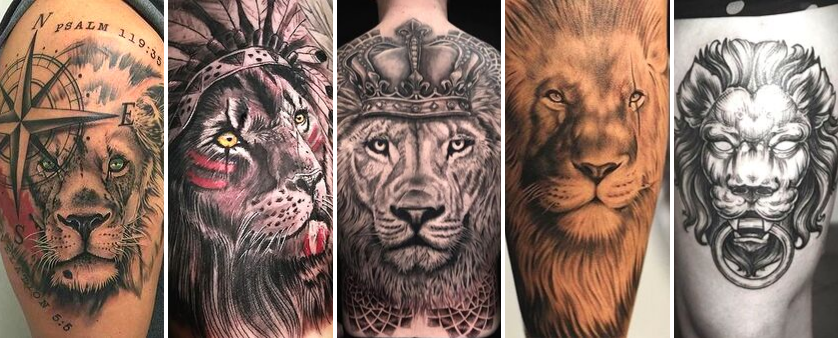 Signification tatouage de lion