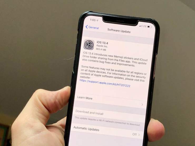 iOS 13.4 Update: Quoi de neuf