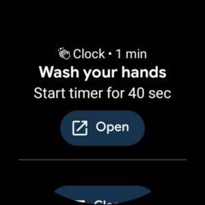 Les montres connectées de Google encouragent le lavage de mains
