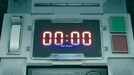 Choisir 20 minutes pour le timer de la bombe du réacteur MAKO ?