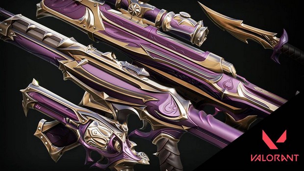 Compte Valorant platine1 avec plusieurs skins d'armes