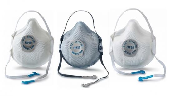 Masques FFP3 avec valve