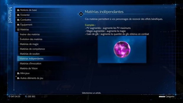 Materia indépendante