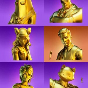 Comment débloquer les skins en or ?