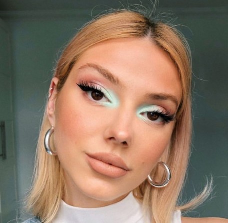 une touche de couleur pastel dans le coin intérieur