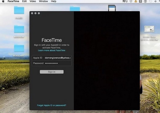 Configurer FaceTime sur Mac