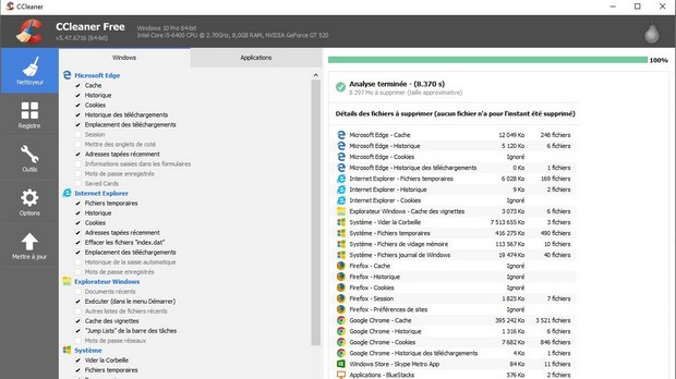 Nettoyez votre ordinateur avec CCleaner
