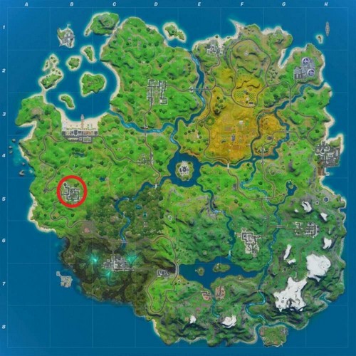 Emplacements des nounours à Holly Hedges sur la carte Fortnite