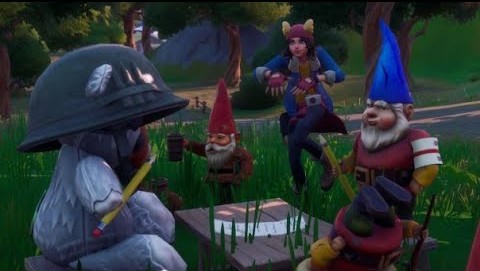 Fortnite : danser avec les ours et les gnomes, défi secret