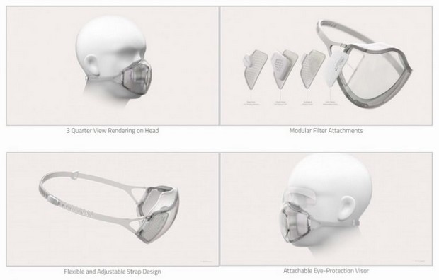 Huami dévoile des concepts de masques transparents