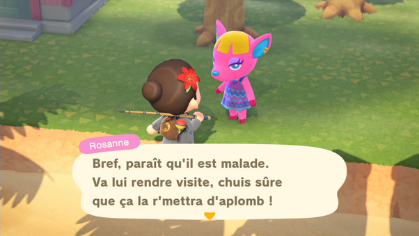 Parlez à tous les habitants de votre île