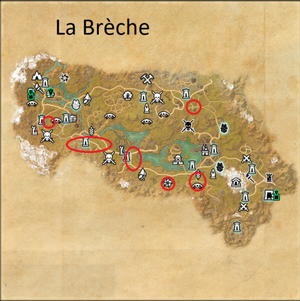 emplacement sangrebêtes sur la Brèche