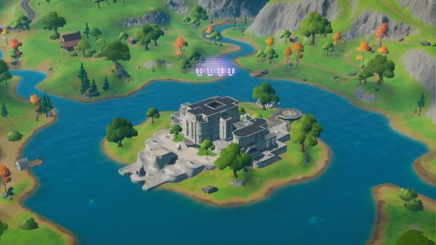 l'emplacement du futur compte à rebours