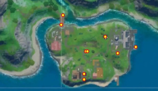 Ci-joint, nous vous laissons la carte avec l'emplacement précis des gnomes