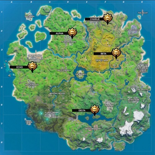 Éliminer un acolyte à des abris différents, défi Fortnite