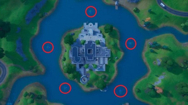 'emplacement des 5 écoutilles de l'Agence