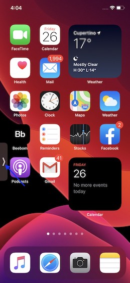 Afficher la vidéo PiP