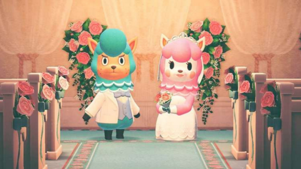 Animal Crossing New Horizons : La saison des mariages avec Serge et Risette