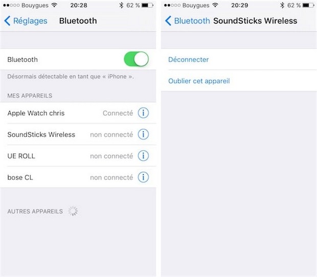 Comment résoudre les problèmes Bluetooth iOS 13