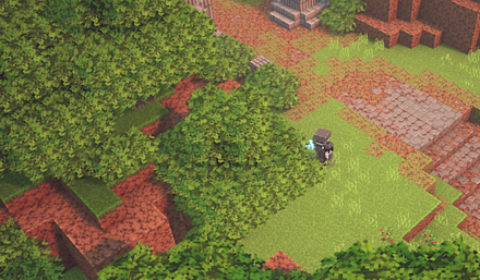 Tournez à gauche avant le portail du Nether