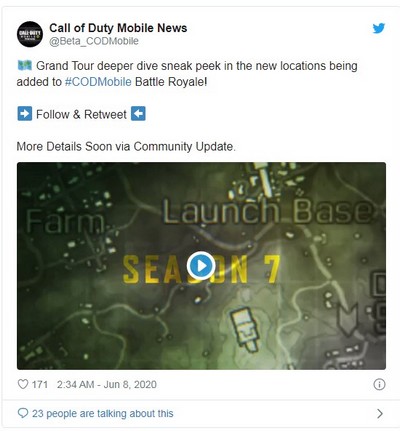 lancement de la saison 7 de Call of Duty: Mobile