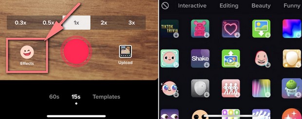 comment obtenir les filtres spéciaux