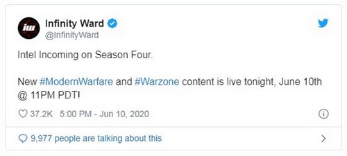 La mise à jour de Call of Duty Modern Warfare révélée