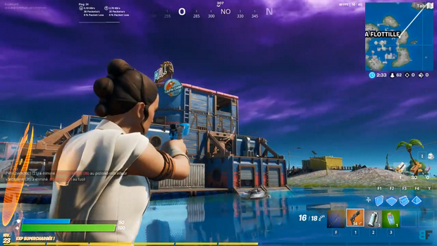 Tirer dans la tête d'acolytes à la Flottille, défi semaine 2