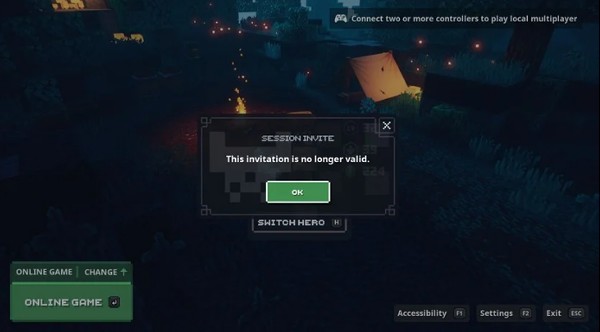 L’invitation n’est plus valide