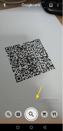Dirigez l'appareil photo vers le code QR