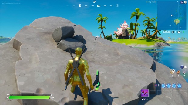 Fortnite défi Aquaman : Emplacement du Trident N° 2