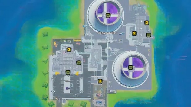 Fouiller des boîtes de munitions sur Steamy Stacks