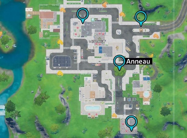 Où sont les anneaux de Lazy Lake