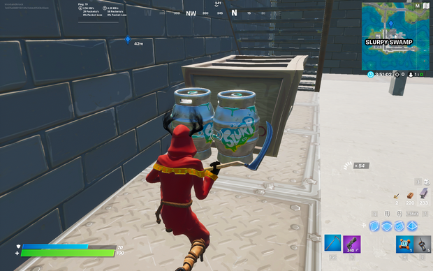 briser les barils de Slurp