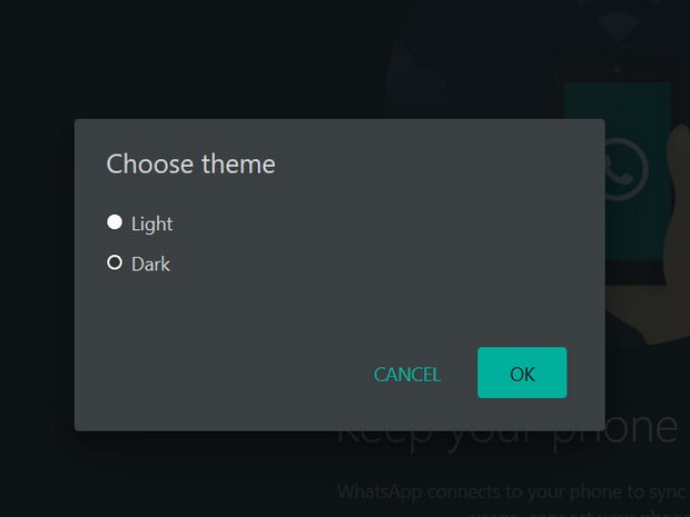 VOICI COMMENT ACTIVER LE MODE SOMBRE SUR WHATSAPP WEB
